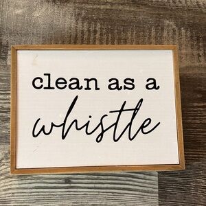 Clean as a Whistle Wall Art